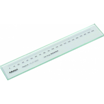 Mitutoyo Working Glass Scale + GB Inspection Certificate, 0.5mm+