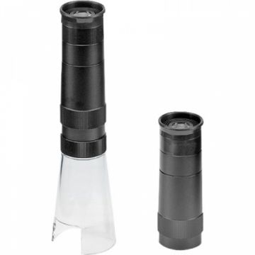 Specwell Monokular [8x20] + Mikroskop [25x o. 35x] Stand - integriertes Fadenkreuz+